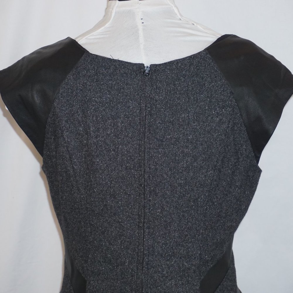 Rebecca Taylor Lamb Trim Silk/Wool Tweed Dress 6 - Picture 7 of 15